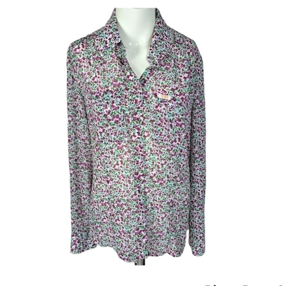 GUESS Los Angeles Floral Button down Shirt‎